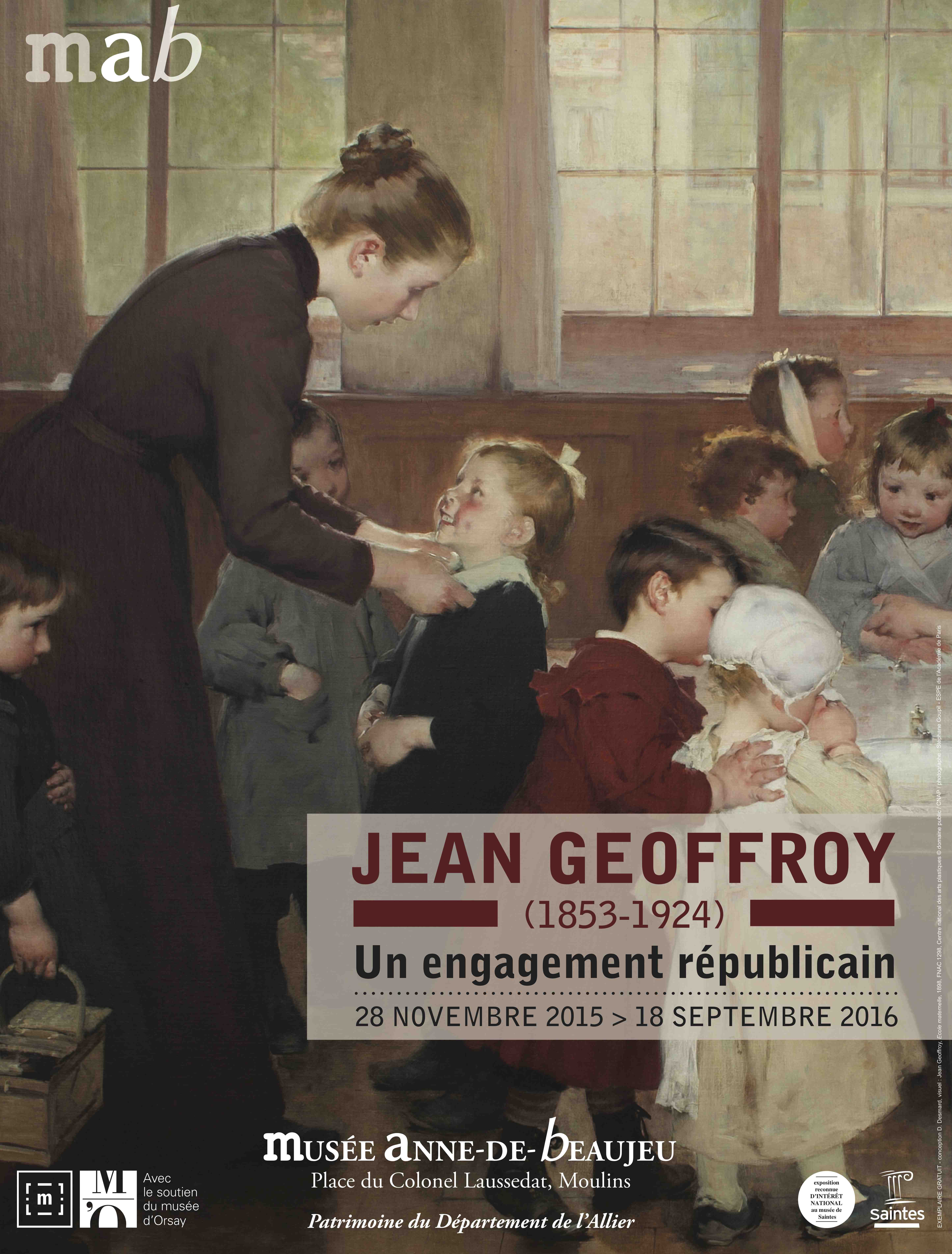 Visuel exposition Jean Geoffroy – Un engagement républicain