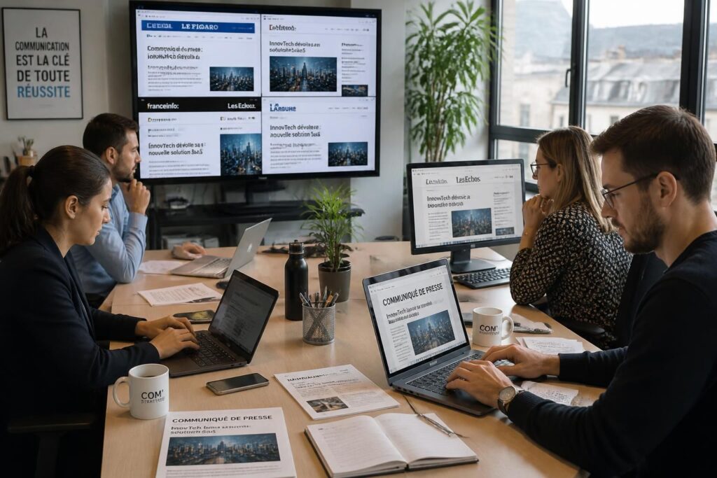 Rédiger et diffuser un communiqué de presse repris par les médias