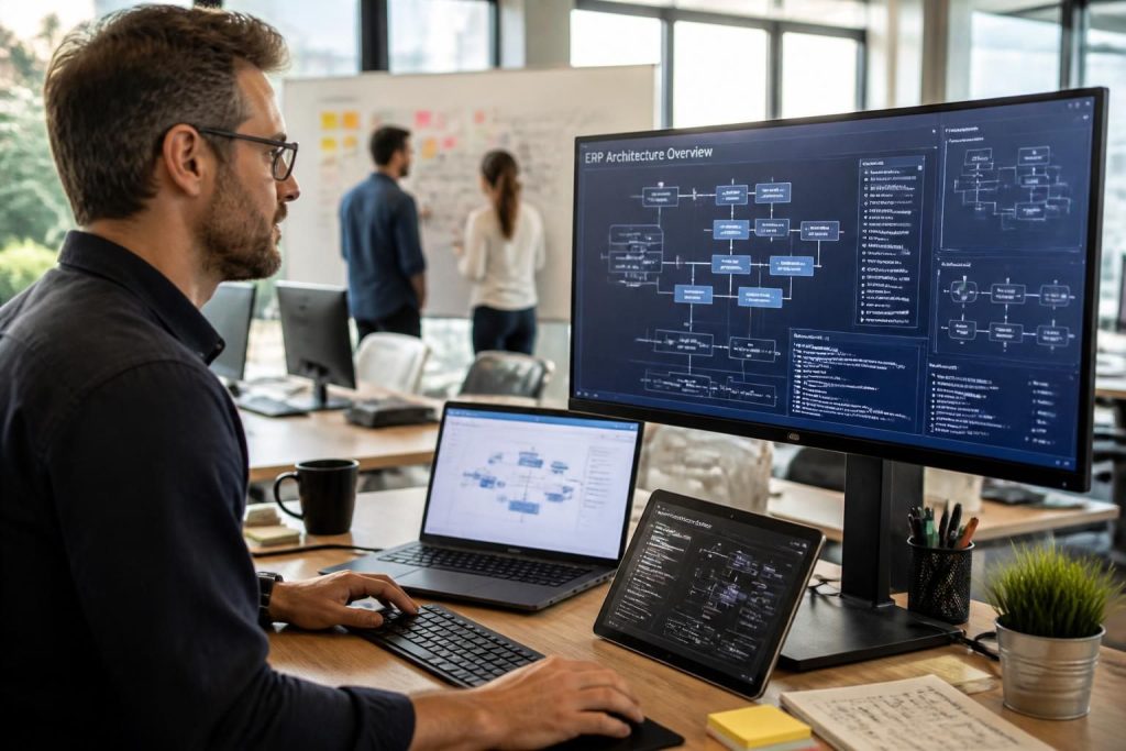 ERP architect : rôle clé et exemples d’architecture ERP pour une entreprise performante